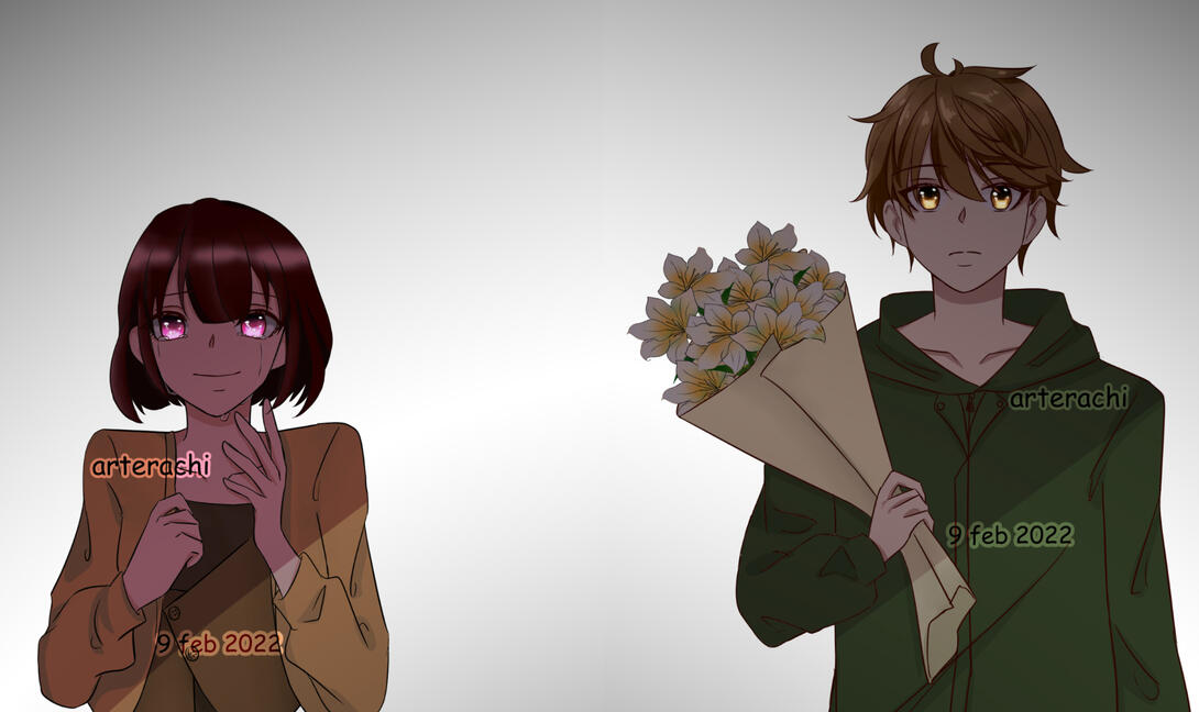 Couple Halfbody Couple Halfbody